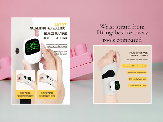 Wrist strain from lifting: best recovery tools compared