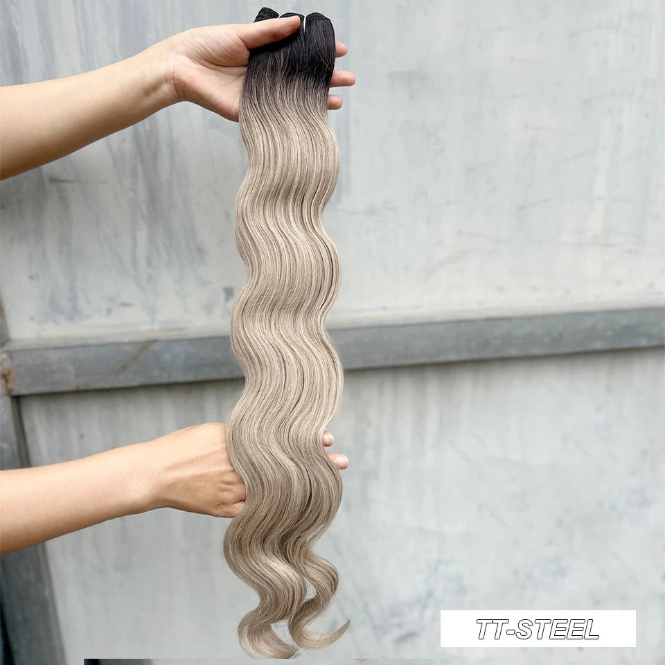 KentDO™ 30" Ombre Brown Body Wave Hair Extensions – Voluminous Look