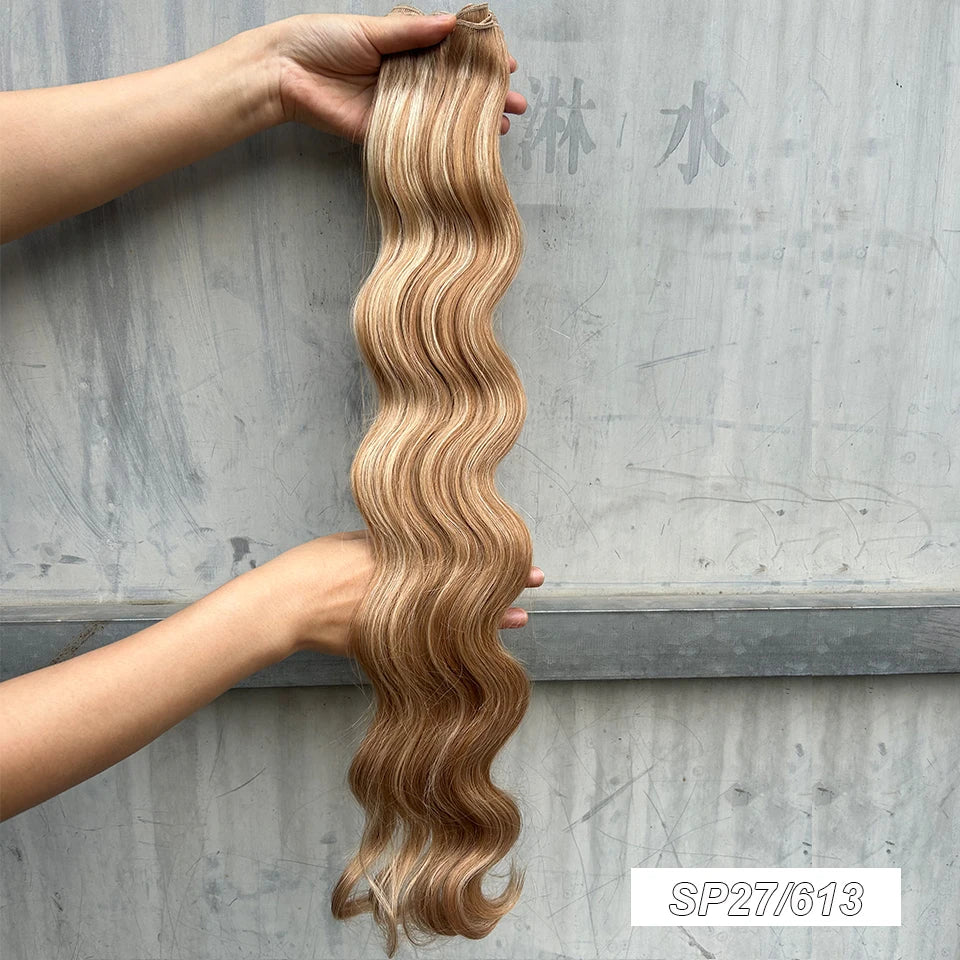 KentDO™ 30" Ombre Brown Body Wave Hair Extensions – Voluminous Look
