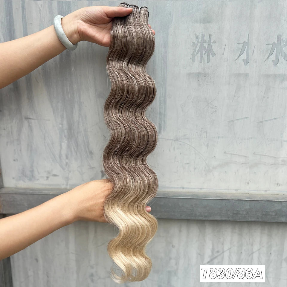 KentDO™ 30" Ombre Brown Body Wave Hair Extensions – Voluminous Look