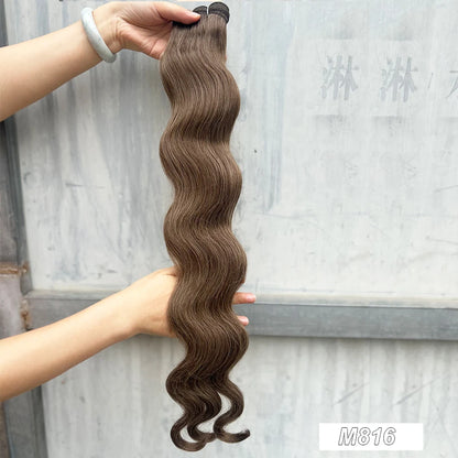KentDO™ 30" Ombre Brown Body Wave Hair Extensions – Voluminous Look