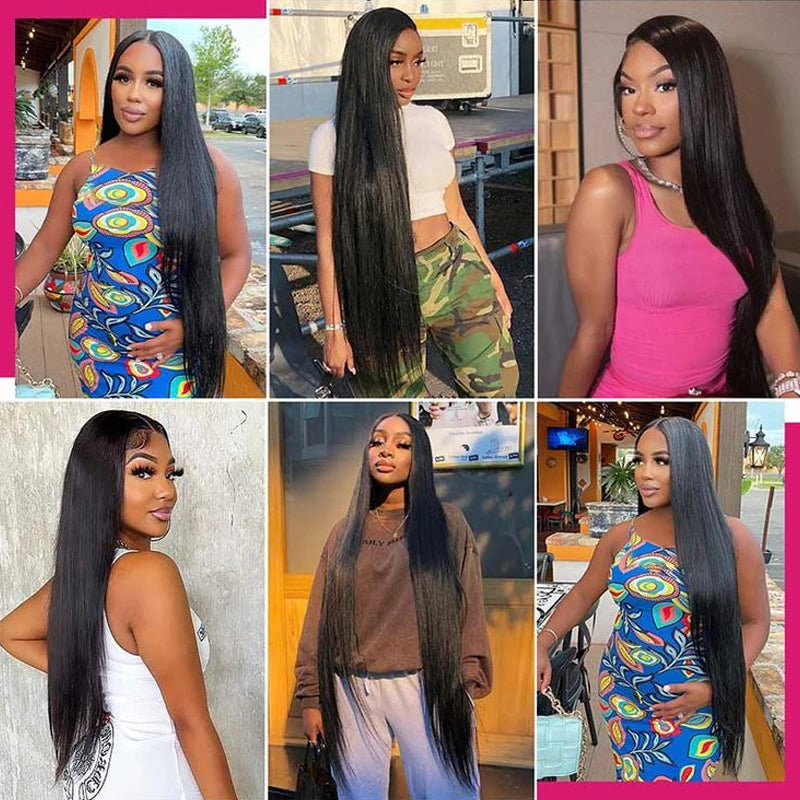 KentDO™ Malaysian Straight Lace Front Wig – Silky 30" Luxury
