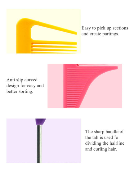 KentDO™ Pro Tail Comb – Anti-Static Hair Styling Tool