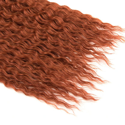 KentDO™ Water Wave Crochet Hair – Soft, Natural Curls 22"