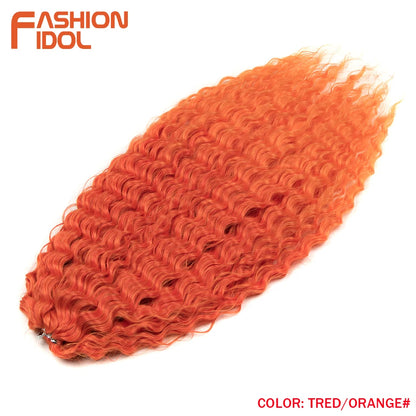 KentDO™ Water Wave Crochet Hair – Soft, Natural Curls 22"