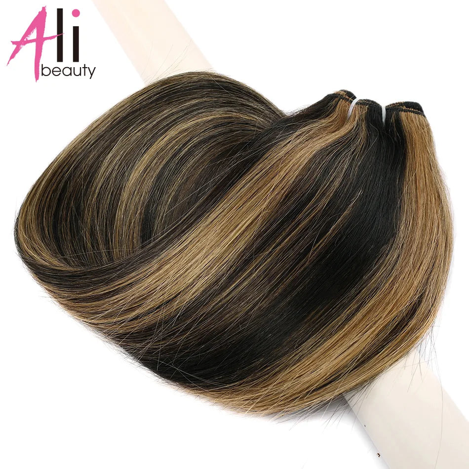 KentDO™ Straight Blonde Human Hair Extensions – Silky & Natural
