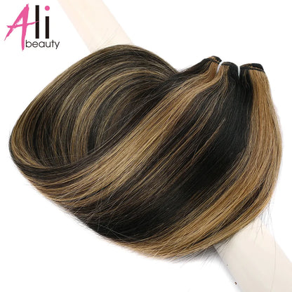 KentDO™ Straight Blonde Human Hair Extensions – Silky & Natural