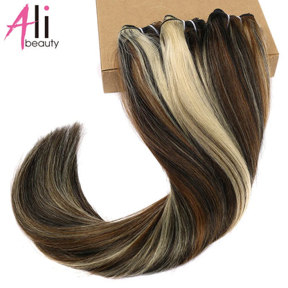 KentDO™ Straight Blonde Human Hair Extensions – Silky & Natural