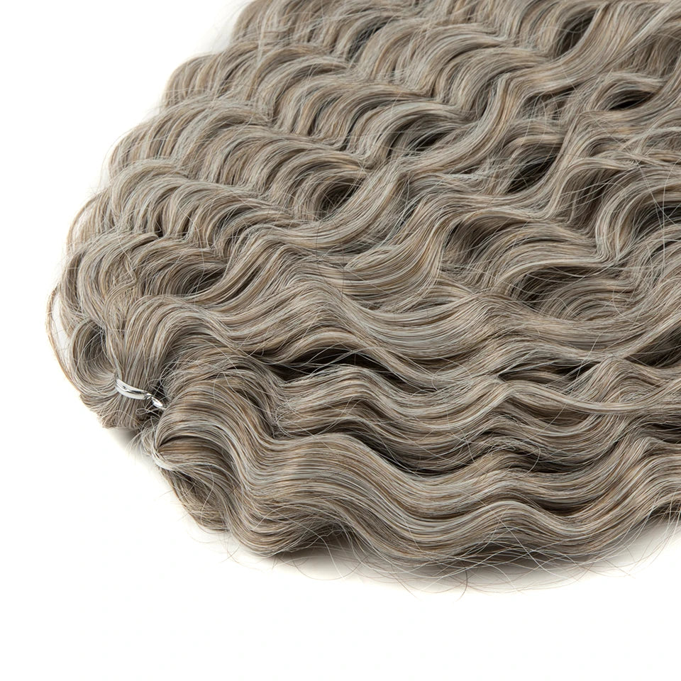 KentDO™ Water Wave Crochet Hair – Soft, Natural Curls 22"