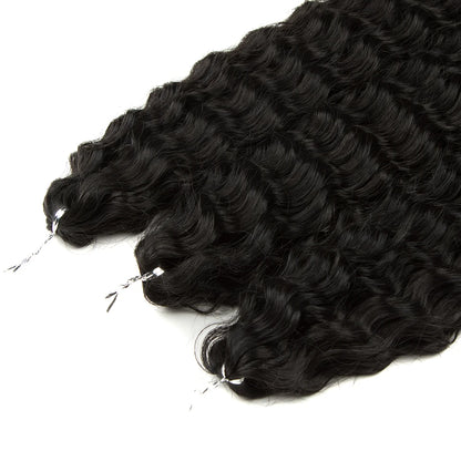 KentDO™ Water Wave Crochet Hair – Soft, Natural Curls 22"