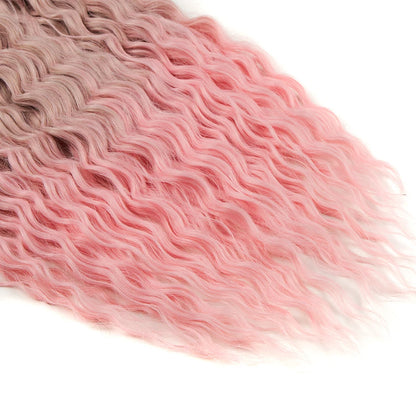 KentDO™ Water Wave Crochet Hair – Soft, Natural Curls 22"