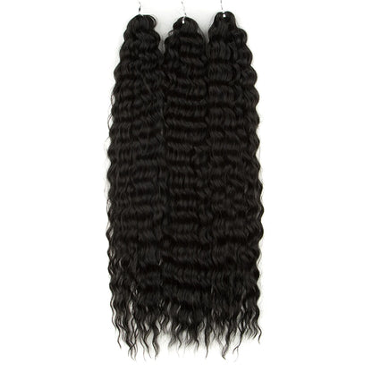 KentDO™ Water Wave Crochet Hair – Soft, Natural Curls 22"