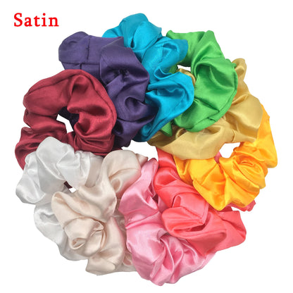 KentDO™ Satin Scrunchies 6PCS – No-Crease Hair Ties