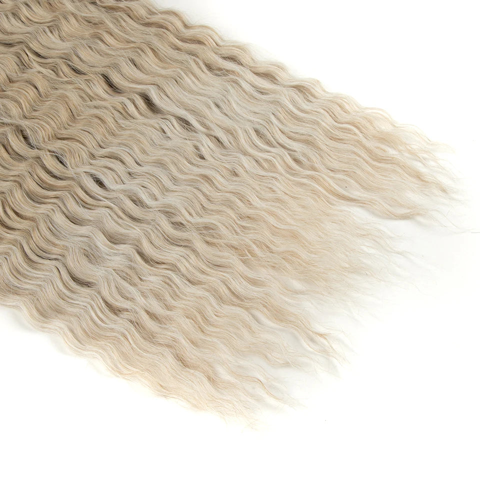 KentDO™ Water Wave Crochet Hair – Soft, Natural Curls 22"