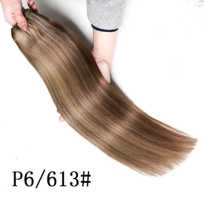 KentDO™ Straight Blonde Human Hair Extensions – Silky & Natural
