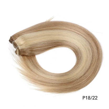 KentDO™ Straight Blonde Human Hair Extensions – Silky & Natural
