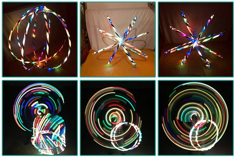 KentDO™ LED Fitness Hoop – Fun Fat-Burning Workout Ring