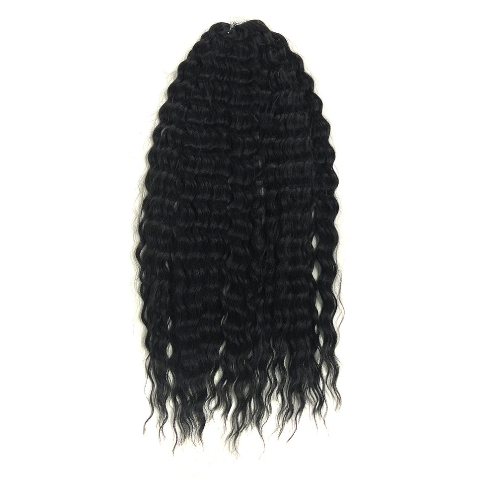 KentDO™ Water Wave Crochet Hair – Soft, Natural Curls 22"