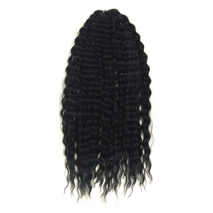 KentDO™ Water Wave Crochet Hair – Soft, Natural Curls 22"