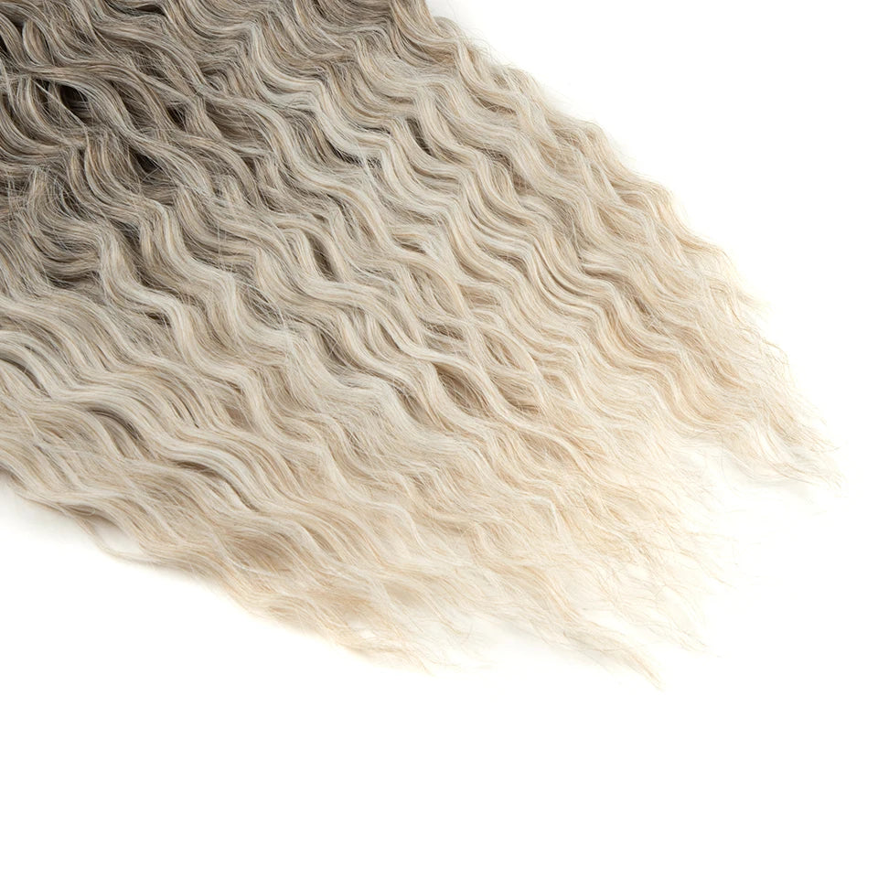 KentDO™ Water Wave Crochet Hair – Soft, Natural Curls 22"