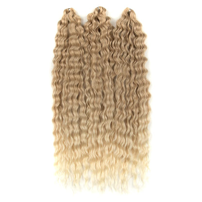 KentDO™ Water Wave Crochet Hair – Soft, Natural Curls 22"