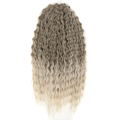 KentDO™ Water Wave Crochet Hair – Soft, Natural Curls 22"