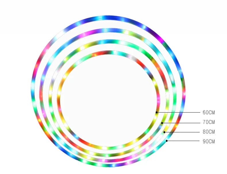 KentDO™ LED Fitness Hoop – Fun Fat-Burning Workout Ring