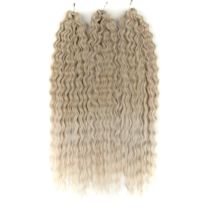 KentDO™ Water Wave Crochet Hair – Soft, Natural Curls 22"