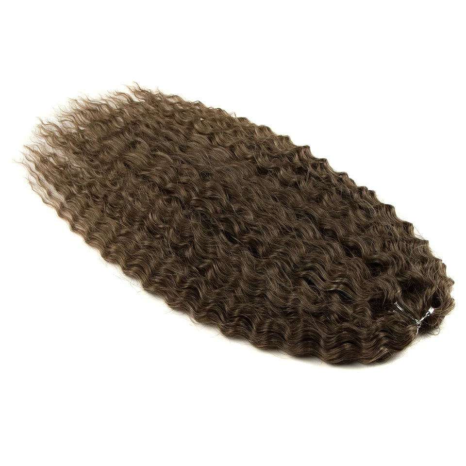 KentDO™ Water Wave Crochet Hair – Soft, Natural Curls 22"