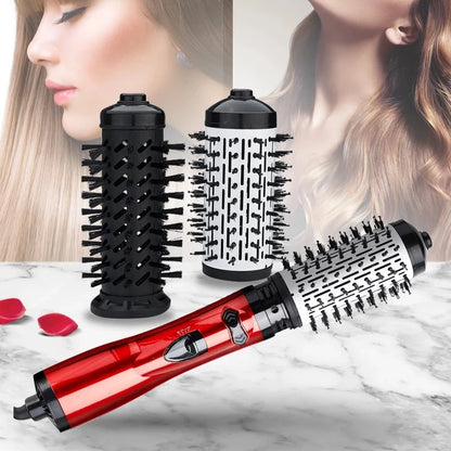 KentDO™ 2-in-1 Rotating Hot Air Brush & Hair Dryer