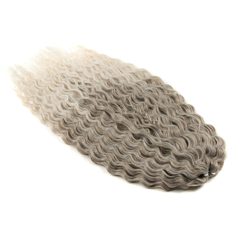 KentDO™ Water Wave Crochet Hair – Soft, Natural Curls 22"