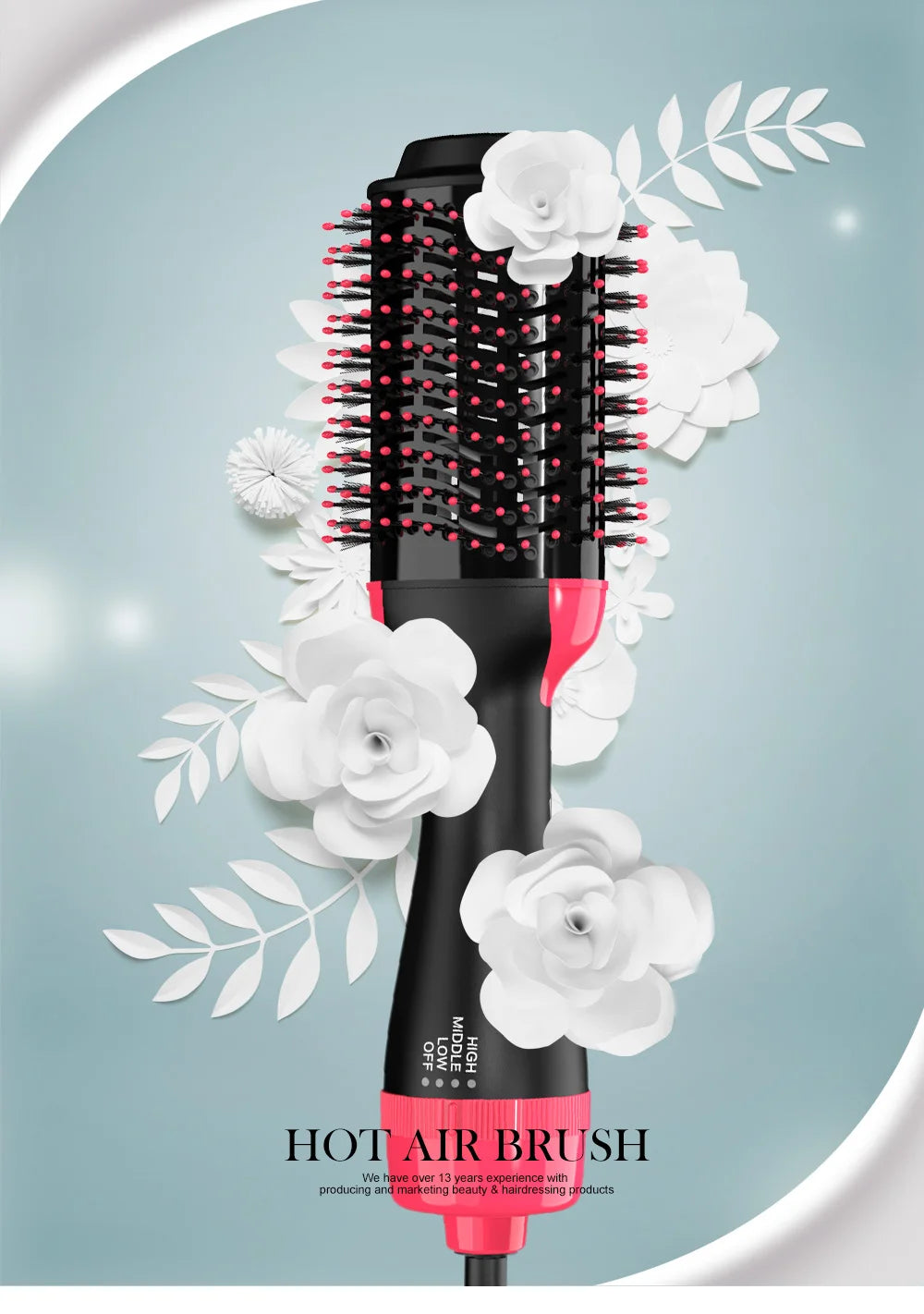 KentDO™ LISAPRO 3-in-1 Hot Air Brush – Dryer & Volumizer