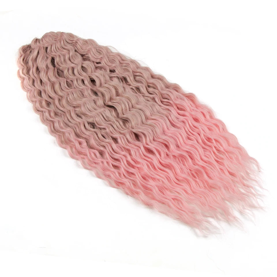 KentDO™ Water Wave Crochet Hair – Soft, Natural Curls 22"