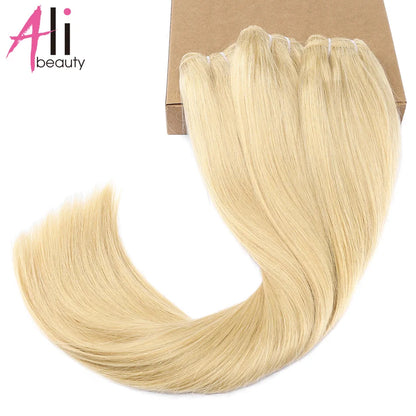 KentDO™ Straight Blonde Human Hair Extensions – Silky & Natural
