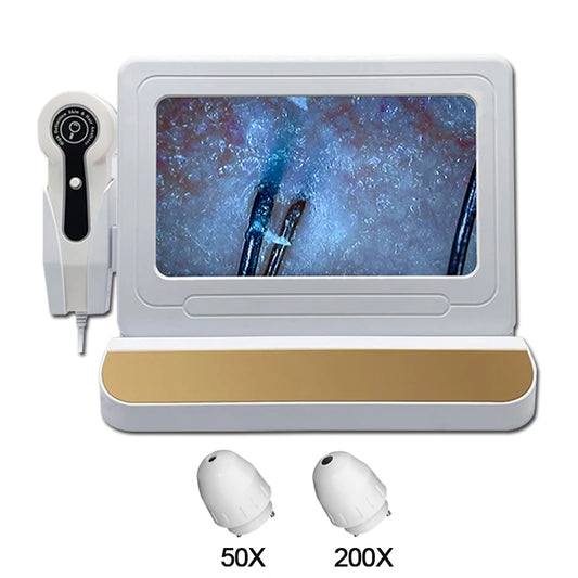 LCD Scalp Analyzer 50X/200X for Professional Hair Testing