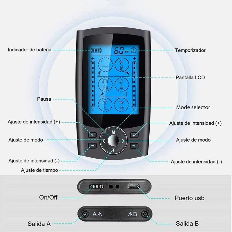 KentDO™ 36-Mode EMS TENS Muscle Stimulator for Pain Relief