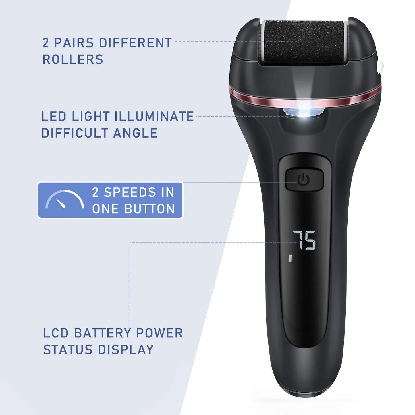 KentDO™ Electric Foot Callus Remover – Pro Pedicure Tool