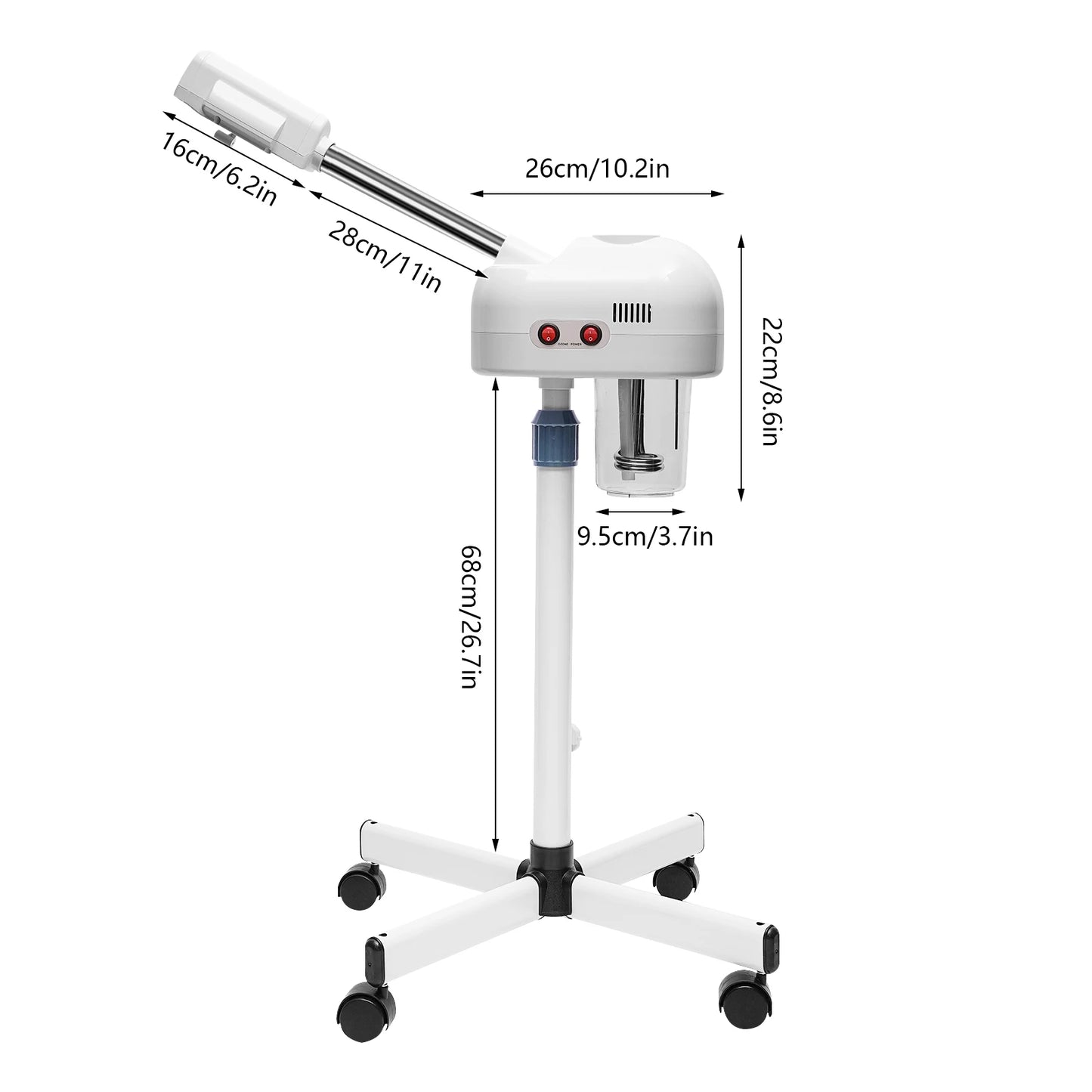KentDO™ Ozone Facial Steamer for Deep Hydration & Spa Results