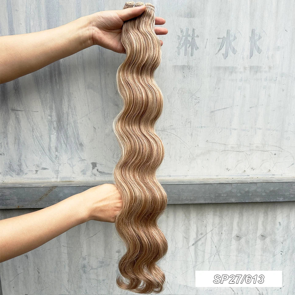 KentDO™ 30" Ombre Brown Body Wave Hair Extensions – Voluminous Look