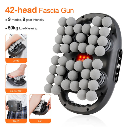 KentDO™ 42-Head Fascia Massage Gun – Deep Muscle Relief