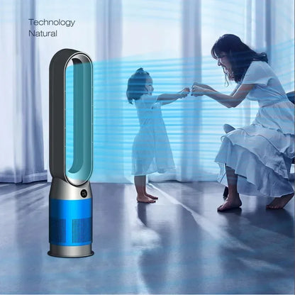 Bladeless Tower Fan 42-Inch | Quiet Cooling & Heat for Homes