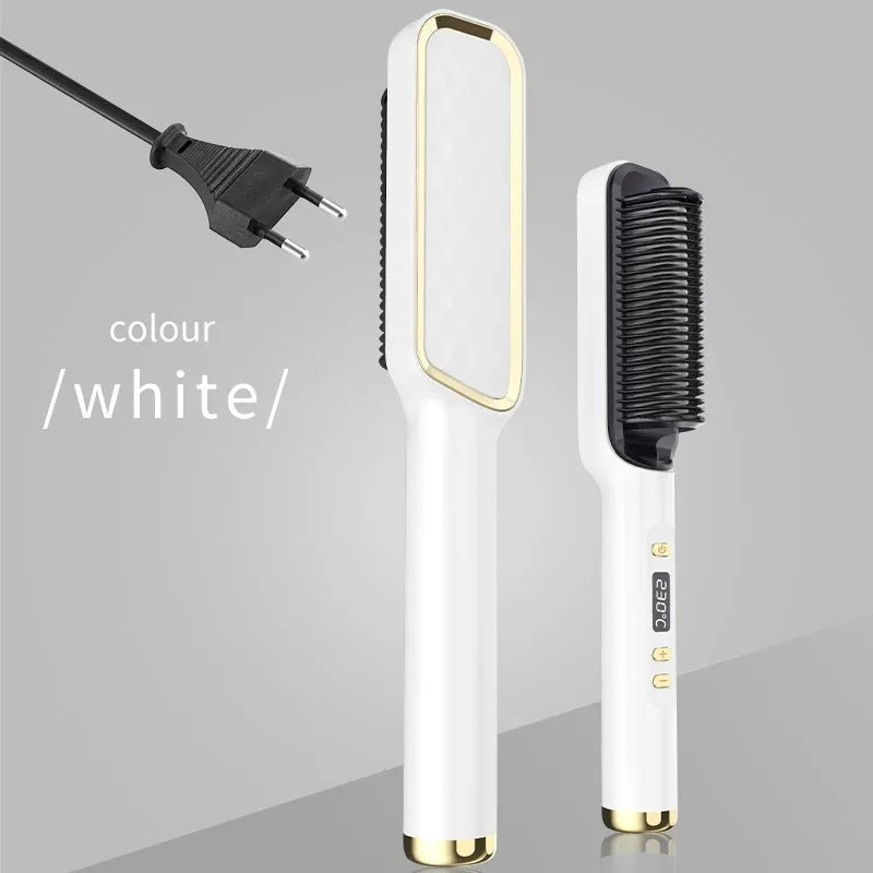 KentDO™ Electric Straightening Comb – Anti-Scald, Ionic Brush
