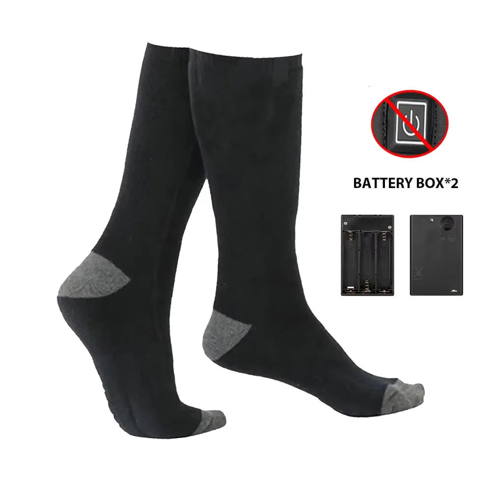 Heated Socks for Cold Feet – Battery-Powered Winter Warmth