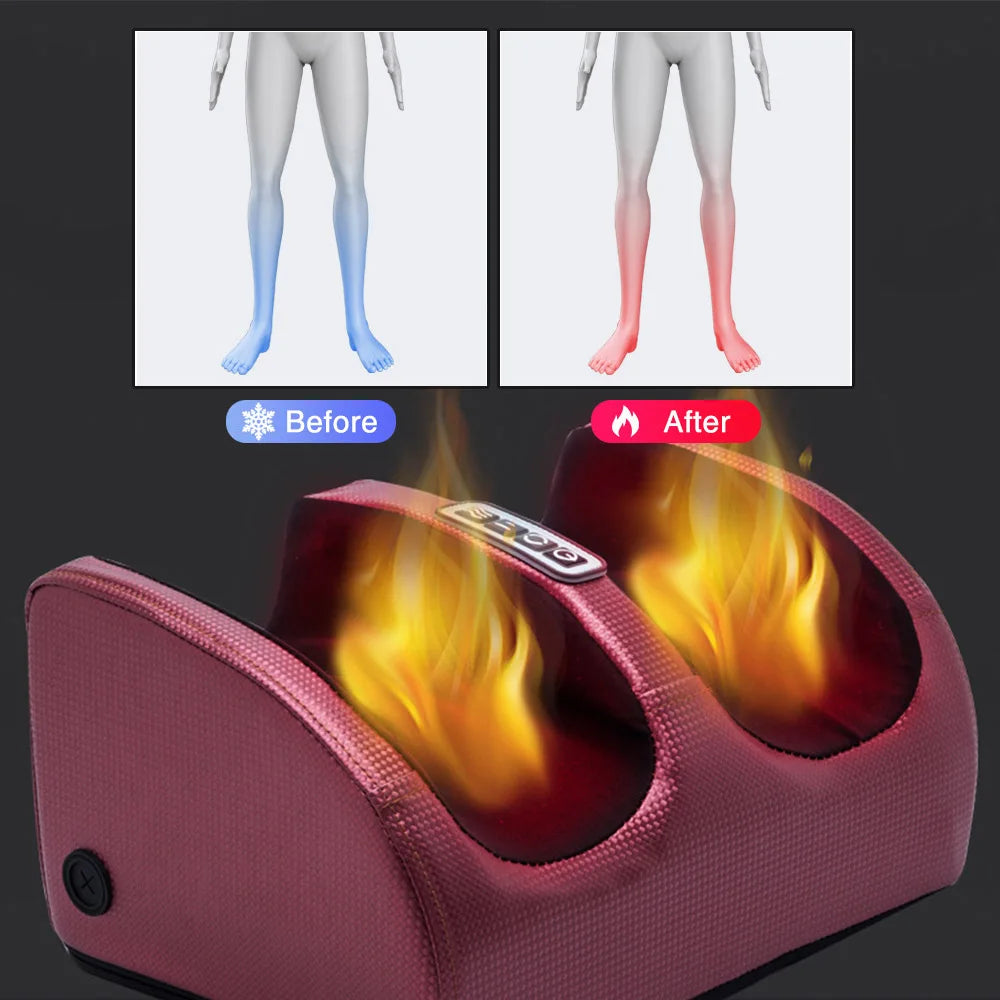 KentDO™ Electric Foot Massager – Pain Relief & Heated Therapy