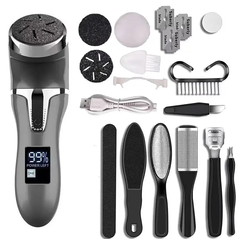 KentDO™ Electric Foot Callus Remover – Dust-Free Smooth Pedicure