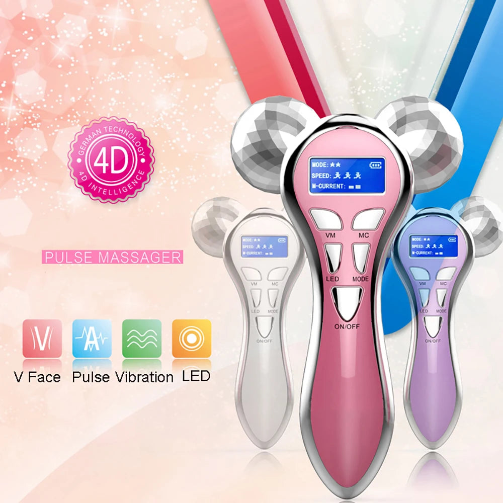 KentDO™ 4D EMS Face Massager – Lift, Firm & Glow Naturally