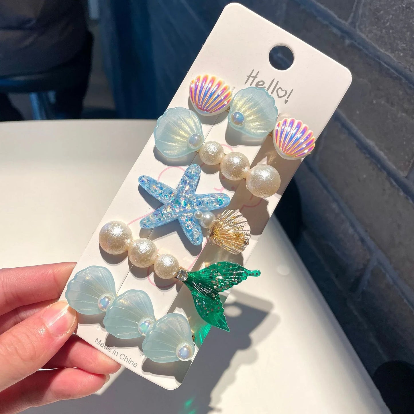 Shell Starfish Hair Clips for Cute Mermaid-Inspired Styles