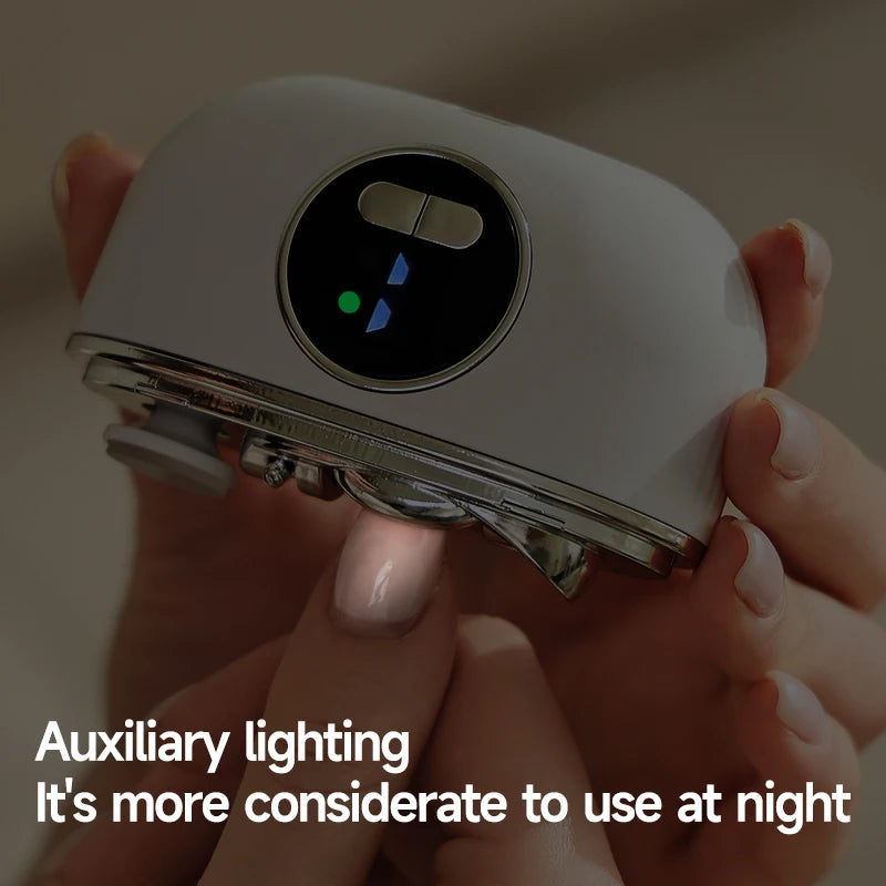 Electric Nail Clipper with LED Light for Safe, Easy Care