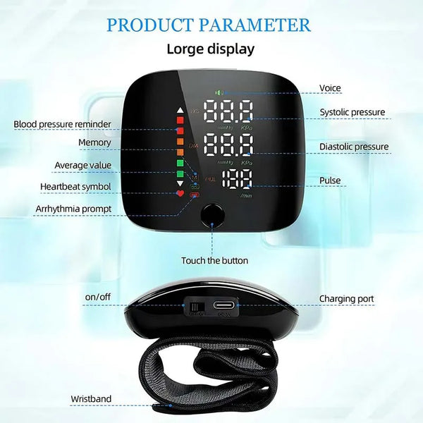 Wrist blood pressure monitor for accurate readings