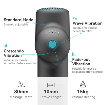 BOOSTER Electric Massage Gun Deep Tissue Muscle Relief